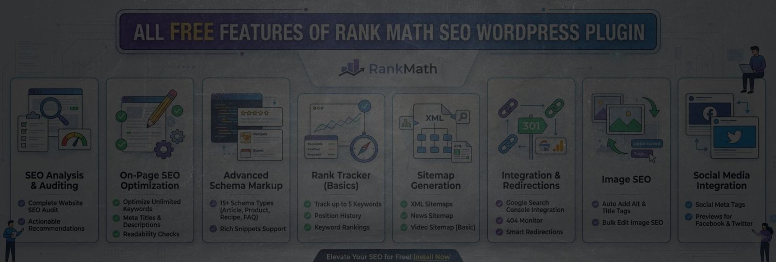 Rank Math SEO plugin dashboard settings